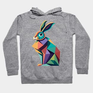 Geometric Cute Rabbit Hoodie